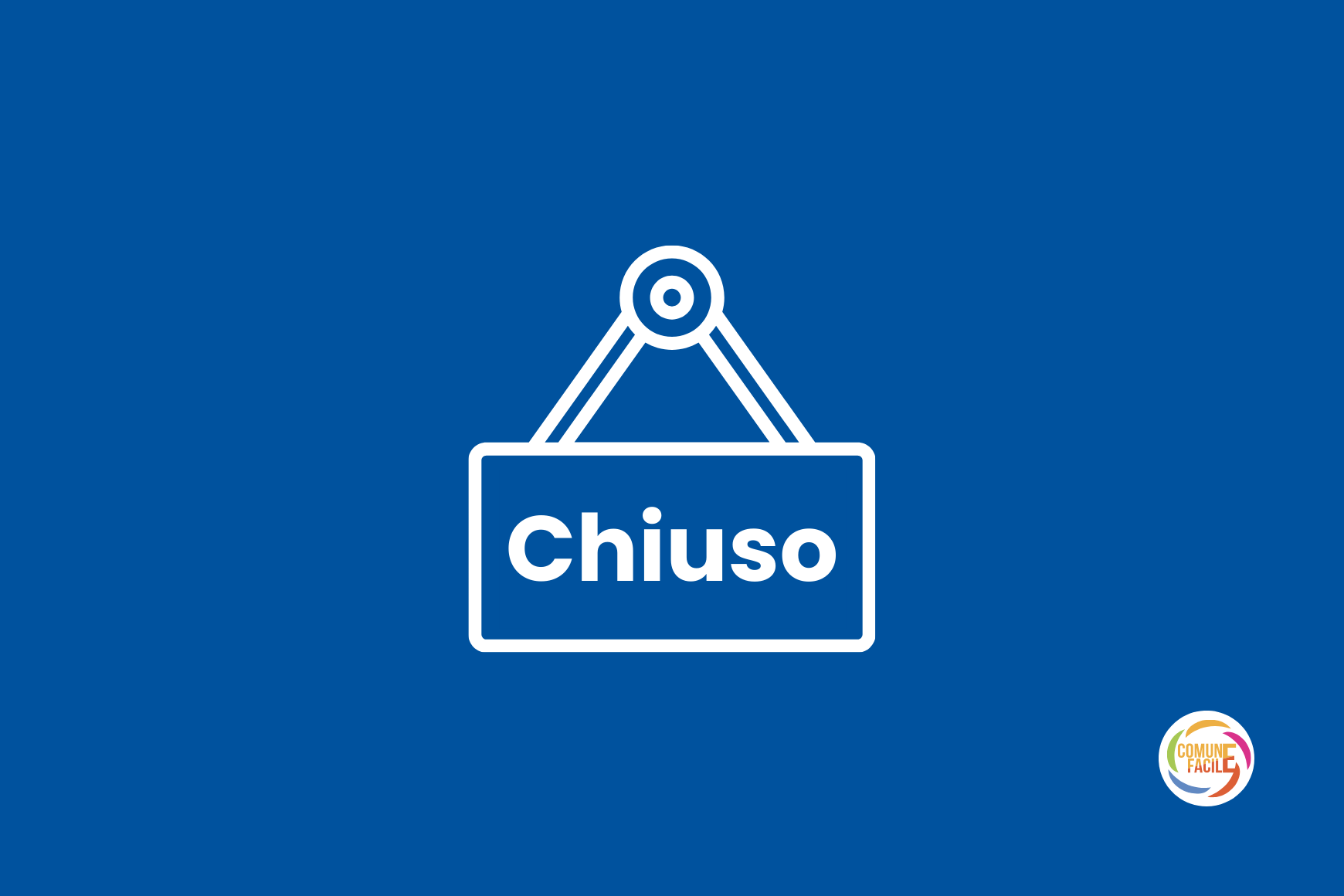 Sabato 4 ottobre 2025 chiusura uffici comunali 