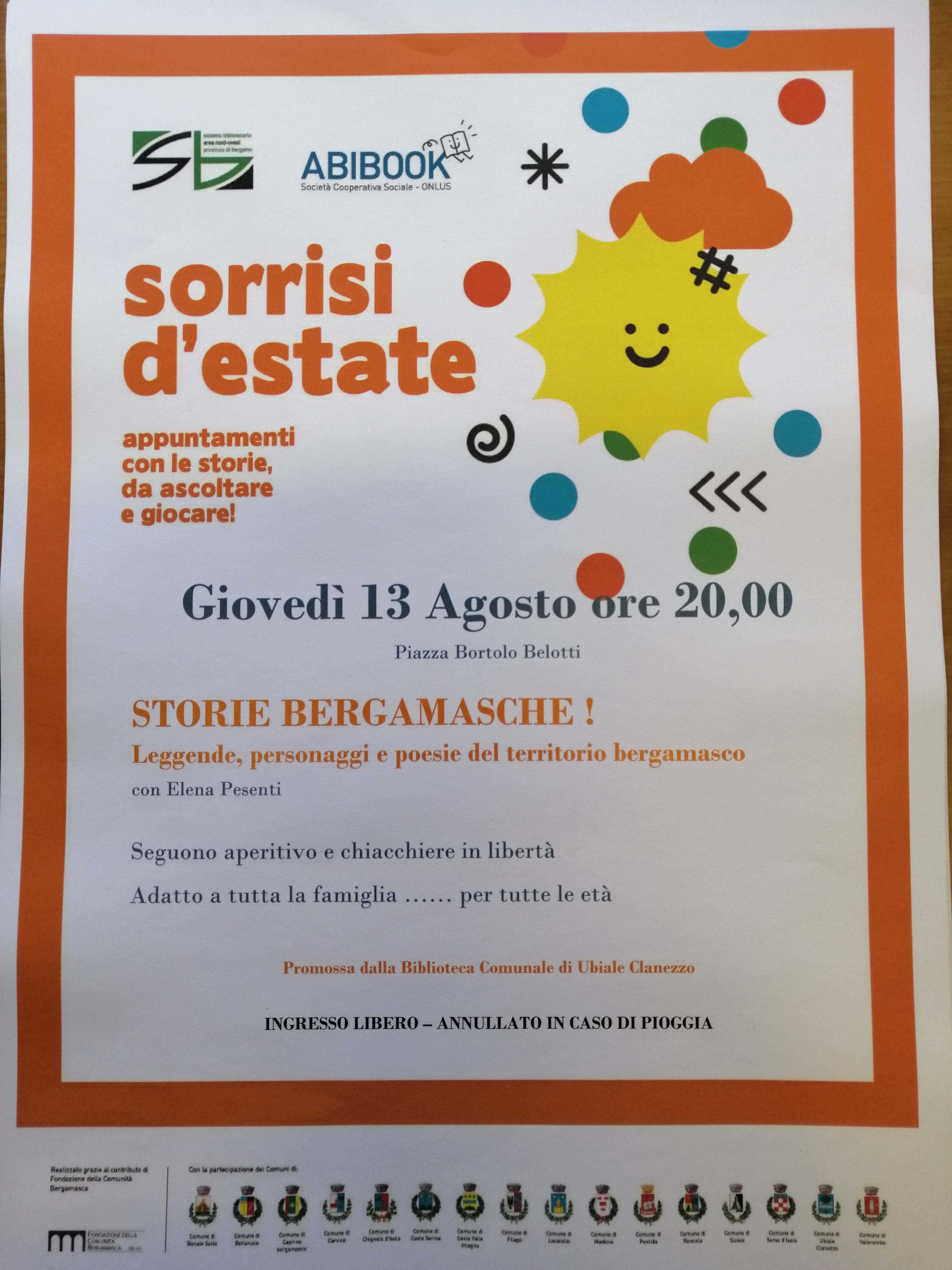 Immagine che raffigura Sorrisi d'estate - Storie Bergamasche!